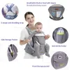 Sunveno Porte-bébé ergonomique Porte-siège de hanche pour bébé Porte-bébé Kangourou Sling Sacs à dos face à l'avant pour bébé Voyage Activité Gear LJ200914