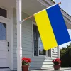 3 * 5 meter Ukraina National Flag 90 * 150cm Flying Flag No Flagpole Heminredning Banner European Cups World Cup Ukraina Flaggor