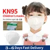 KN95 FFP2 KID MASKERS 3-10 jaar Designer Gezichtsmasker Kinderen voor Jongens Meisjes Mascarilla 5 Lagen Masque Enfant op voorraad Schip binnen 12 uur