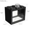 LED Mini Fish Tank 6 Cores Lâmpada de luz Bloco Rium Block Home Office Tea Table Decoration 12x 8x 105cm Y2009178785291