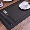 4 шт. / Установлен Современный элегантный PVC Placemat обеденный стол коврик кафе противоскользящие горячие метки чаша чашка чашка коврик таблицы приставок Y200328