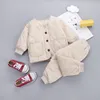 2010 bébé filles garçons épais pull chaud ensemble vêtements pour tout-petits ensemble enfants vêtements ensembles enfants automne hiver PARKAS tenues ensemble LJ2001527962