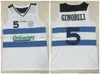 a buon mercato Throwback Manu Gin￳bili # 5 Origenes Maglia da basket della nazionale argentina UOMO DONNA GIOVANI XS-5XL