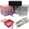 Schuhverpackungsboxen Tragbare Geschenkverpackungsbox Schuhkartons Karton 29,7 * 22,4 * 10,7 cm XD24336