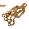 Cabelo de trança de onda francesa onda solta cabelo de crochê pré esticado cabelo de trança saltitante 22 polegadas solto ondulado 75/pacote extensões de cabelo sintético encaracolado francês ls04