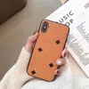 GE Fashion Phone Case dla iPhone 12 Mini 12Pro 11 11Pro x XS Max XR 8 7 6 6S Plus Skórzana Pokrywa dla Samsung S20 S10 S9 S8 Uwaga 20 10 9 8