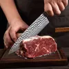 Xituo 8 inch chef -kok mes damascus staal Japans vg10 gesmede keuken vlees hekel mes kookmessen pakkawood handgreep beste cadeau