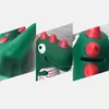 Creative Cartoon Dinosaur Piggy Bank Shocksäker Plast Saving Coin Box Container Fallsäker Heminredning Ornaments Barngåva 201125