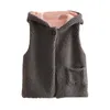アウトウェアコート高品質の春秋ファッションベストボーイズガールズジャケットアップリケ子供用のノースリーブベストLJ201130