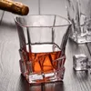 Upors 350 ml Whisky Glass Unikt Elegant Scotch ES Liquor Tumbler Crystal Whisky for Home Party Wedding ES Gift Y200106