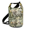 Large Capacity Waterproof Backpack Camouflage Waterproof Dry Bag Portable Drifting Outdoor Storage Supplies Adjustable Strap Q0705