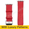 M Designer Watchbands Watch Strap 41mm 45mm 42mm 38mm 40mm 44mm Iwatch 1 2 3 4 5 6 7 Band Läderband Armband Mode Stripes