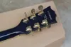 Guitar Factory Top Quality 2 Pickups Gold Hardware LP Standard Blue Electric Guitar in Stock6100059