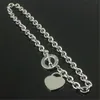 925 Silber Liebe Halskette + Armband Set Hochzeitsaussage Schmuck Herz Anhänger Halsketten Armreif Sets 2 in 1