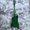 chitarra elettrica di colore verde, tastiera in palissandro, hardware cromato 22 tasti