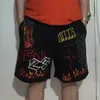 Designer Astroworld Tour Graffiti Cactus Printing Shorts Men Kvinnor Broderi Cactus Shorts Högkvalitativ Breechcloth