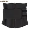Women's Shapers HEXIN Abdominal Belt High Compression Zipper Plus Size Latex Waist Cincher Corset Underbust Body Fajas Sweat 351m