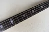Fabryczne niestandardowe 4 -STRING Naturalny drewno kolorowy gitara basowa z niszczonymi twardymi hardwares 24 progi oferują dostosowane 9529608