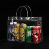 Nieuwe Mode PVC Vrouwen Clear Bag Transparante Tote Luxe Design Cosmetische Schouder Hangbags Opbergzakken