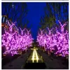 864 LED's 6 feet 1.8m Hoogte LED Cherry Tree Led Kerstboomverlichting Waterdicht 110 220VAC White Outdoor