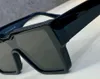Rechteckige Clash-Sonnenbrille für Herren, schwarzes dunkelgraues Glas z1593, coole Masken-Sonnenbrille, UV-Brille mit Box229m