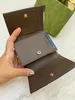 Ophidia Luxury Wallet: Women's Short Long Designer Handväska med kortplatser-Läderdukväska för män, 3-faldiga dubbelfaldiga stilar (644334/523154/523153)