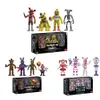 Game 4pcs Five Nights at Freddys Action Figure set fnaf foxy bonnie freddy fazbear sister sister dolls fnaf collection toy7476763