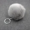 Preço Simulação Fur Ball Chaveiro 8cm Imitação de Cabelo Do Coelho Chaveiro Chaveiro Pingente de Carro Feminino H2