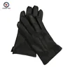 CHING YUN winter hand-stitched men's deerskin gloves deer skin men's warm soft men's black corrugated gloves 70% wool lining Y200110