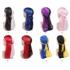 Fashion Unisex Double Colours Durag Silking Durag Long Tace Pirate Men Women Patchwork Durag Street Trend Accessori per capelli pop hip pop