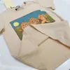 Bawełniane koszulki dla dzieci chłopcy dziewczęta letni kot kreskówkowy koszulki z krótkim rękawem ubrania dziecięce słodkie topy