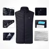 Verwarmd jas Verwarming Warm Vest Men Vrouwen USB SMART WASBABBE INTELLOBELE USB Opladen Verwarmde kleding Warmer Kleding Maat S-4XL