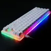 Womier 66 Key Custom Mechanical Keyboard Kit 65 66 PCB Case Swappable Swappable Switch Effects مع RGB Switch LED LJ24568516