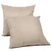 Sublimation linen Pillow Case 18x18 inches natural poly cushion cover diy home sofa throw pillow T2I53332
