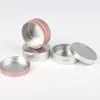 20g Aluminum Jar Box Container Cosmetics Packing Bottle Eye Shadow Ointment Pill Box Portable 2Colors HHA17071010157