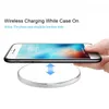 10W Fast Trådlös laddare Aluminium Alloy USB QI Laddningsplatta för iPhone 11 Pro XS Max XR X 8 Plus för Samsung S10 S9 Not 10 med Retail Box