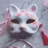 masque de chat peint