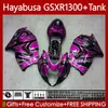 Carrocería para SUZUKI Hayabusa GSXR-1300 GSXR 1300 CC GSX-R1300 1996 2007 Bodys 74No.291 GSXR1300 Llamas rosadas 1300CC 96 97 98 99 00 01 GSX R1300 02 03 04 05 06 07 Carenado