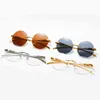 40 % RABATT auf neue Luxus-Designer-Sonnenbrillen für Herren und Damen. 20 % Rabatt auf runde, rahmenlose Straßenfotografie-Modetrendbrillen für Herren