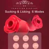 NXY Vibrators Rose Zuigen Likken Vrouwelijke Sex Toy Clitoris Tepels Stimulator Gspot Vibrator Masturbatie Producten Voor Vrouwen3025838