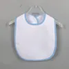 Sublimatie Blank Baby Bib DIY Thermische Transfer Baby Burp Doeken Waterdichte Bib Kid Product 5 Kleuren M3147 370 K2