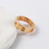 6 Diamonds High Quality Valentine Band Rings Women's Jewelry Men's Wedding Promise Ring Size 6-11