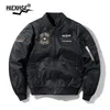 Jaqueta locomotiva homens primavera outono windbreaker piloto piloto exército À prova de ventos impermeável s a carga casual reverso desgaste 220301