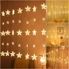 Christmas Hanging Lamp Curtain Lights Merry Christmas Decorations For Home Xmas Ornaments Navidad Year Decor Gifts 201027