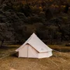 코튼 천 텐트 야외 캠핑 여행 자체 운전 몽골 가방 대형 방수 방지 방지 텐트 (물류 가격 pls 연락처)