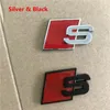 Fashional Metal Sonda Sonda Emblem Naklejki Samochodowe Czerwony Czarny Przednia tylna strona drzwiowa do AUDI A4L A6L QUATTRO TT S3 S3 S6 S6 S8 S8 s