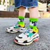 Knie High Socks Kids Toddler Boy Girls Cotton Winter Long Tube Fashion Socks Child Warm School Rainbow Sock Baby Things LJ201216