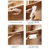 Non Perforated Paper Towel Holders Self-Adhesive Kitchen Tissue Holder Bathroom Toilet Roll Paper Hanger Fresh Film Hook Storage Rack Wall Hanging Shelf ZL0576