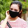 100pcs AntiDust Cotton Cloth Party Face Masks Unisex Man Woman Cycling Wearing Fashion Blank Black Mask America Flag Mask1704625
