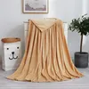 Succes solid flannel fleece filt super mjuka varma kasta filtar för soffa / säng / resor / sängkläder LJ200819